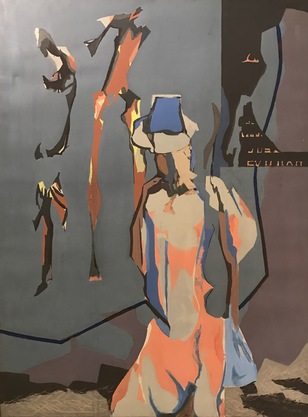 Balcomb Greene, Exhibition, 1946, Oil on canvas, 46 x 36 in.